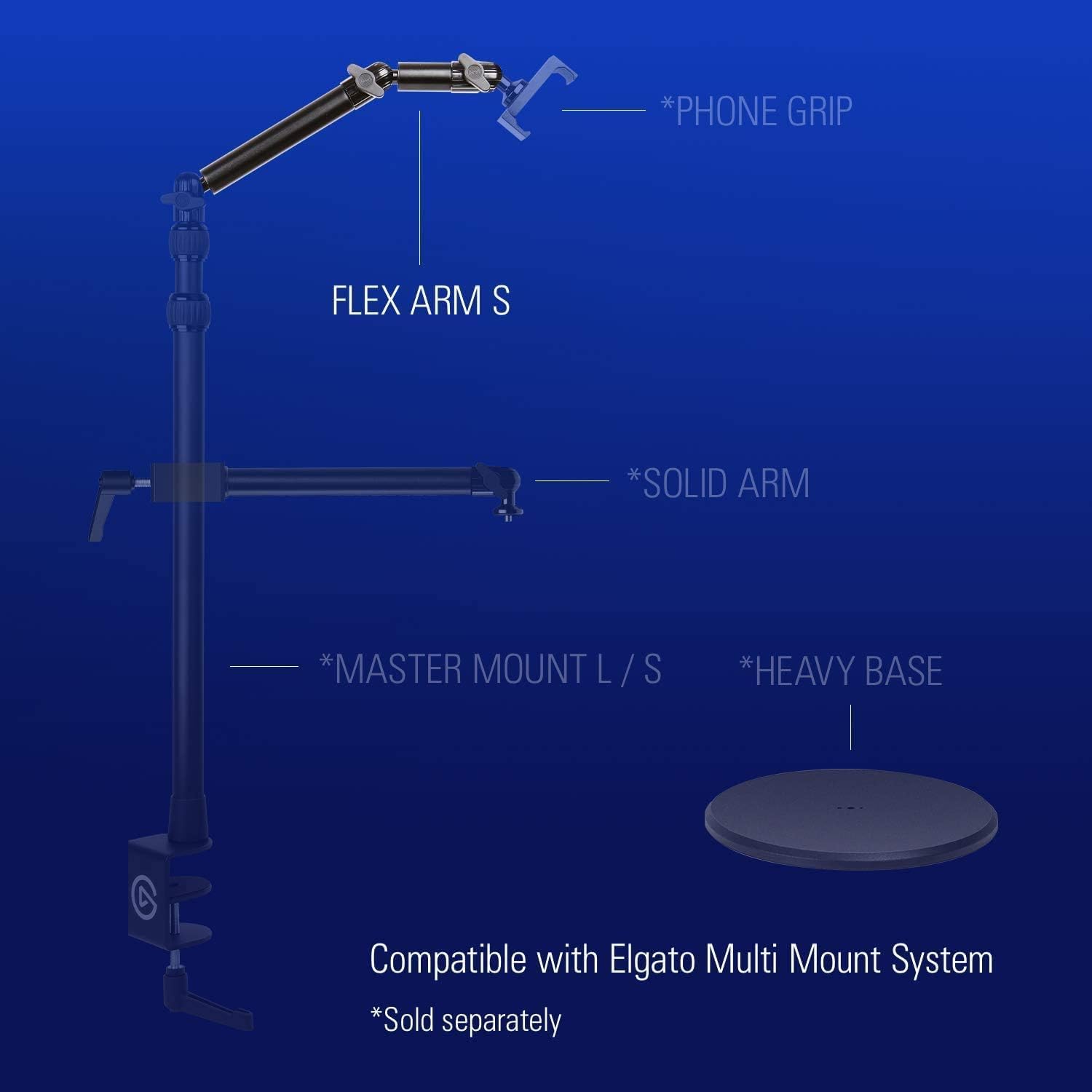 Amazon.com: Elgato Flex Arm S for Multi Mount System (Renewed